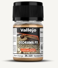Vallejo 35ml Bottle Warm Orange 0.1-1mm Landscape Diorama FX (VLJ-26320)